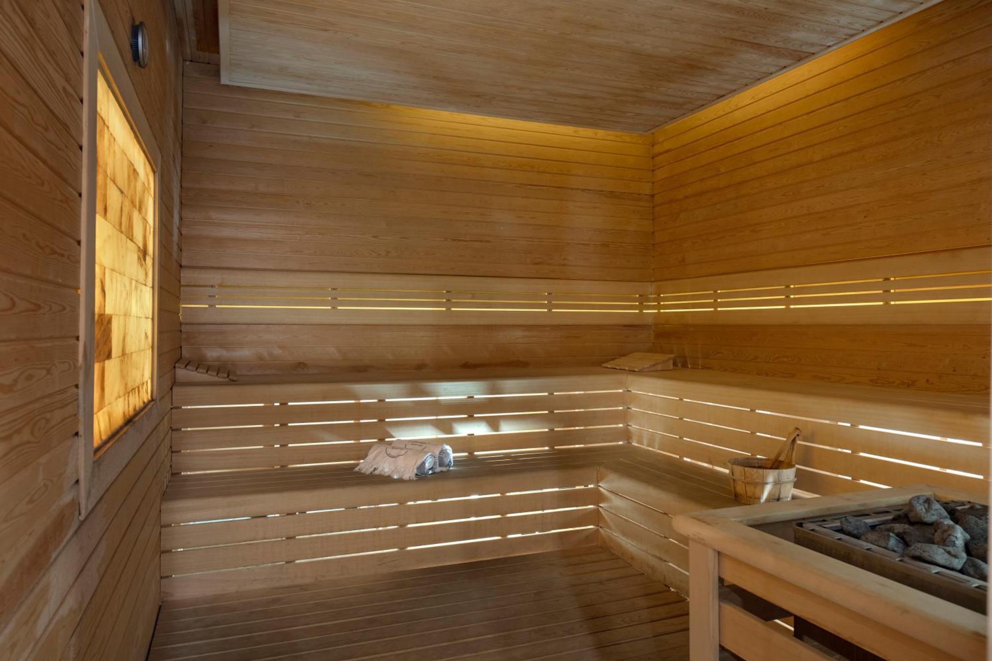 힐튼 이스탄불 바키르코이 호텔 외부 사진 A modern Finnish sauna